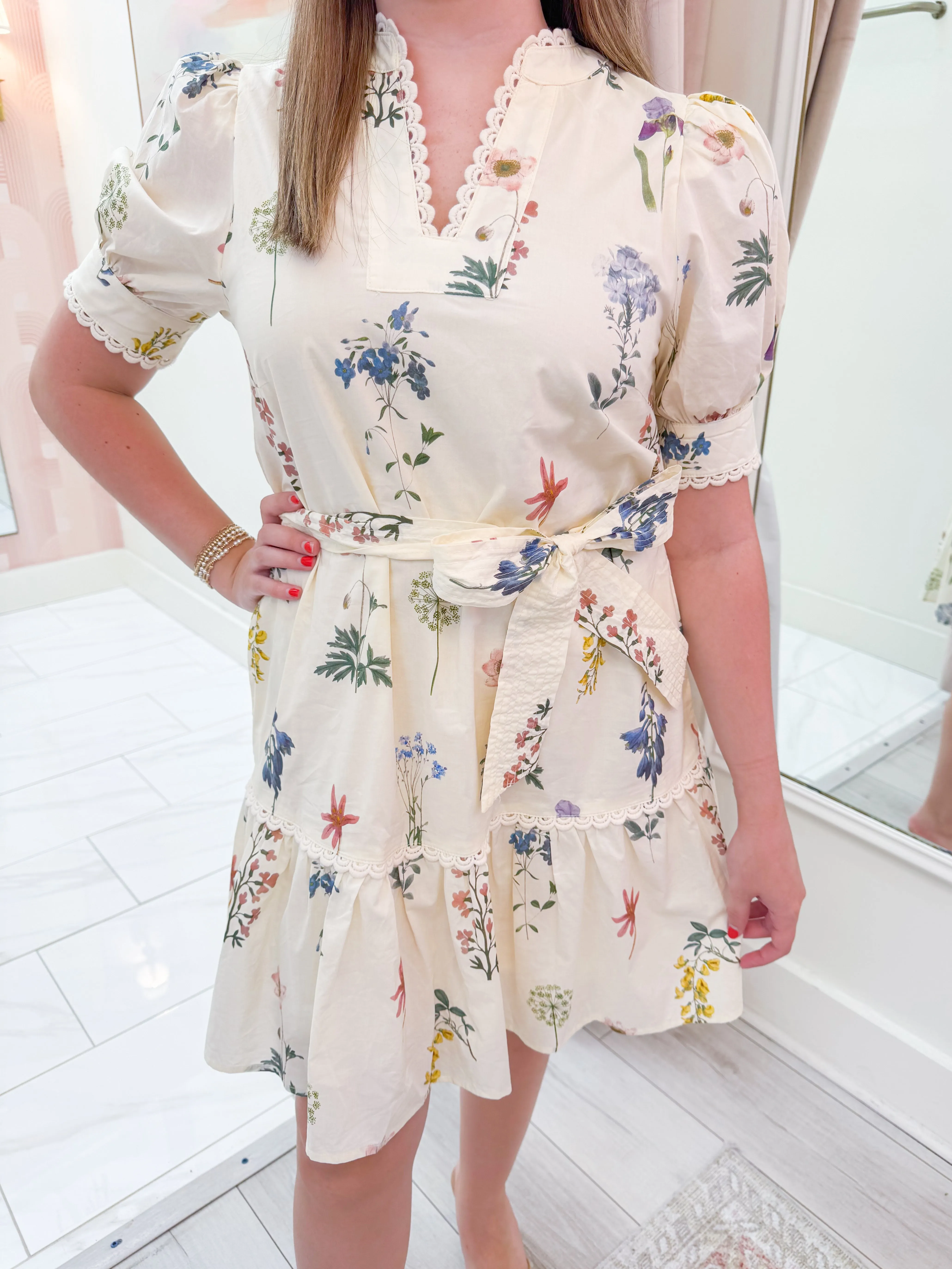 Mara Floral Mini Dress sold by Mimosa product image thumbnail 4