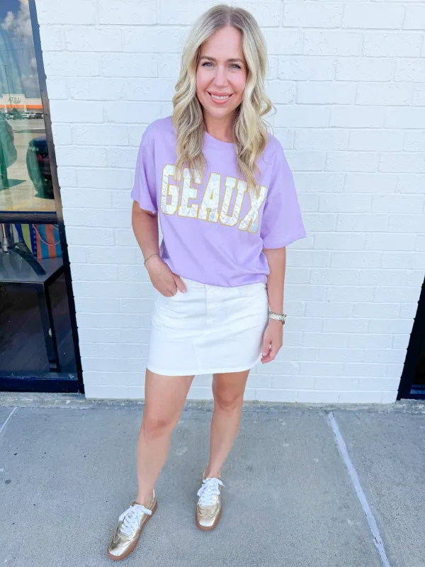 The Geaux Varsity Boyfriend Tee sold by Mimosa