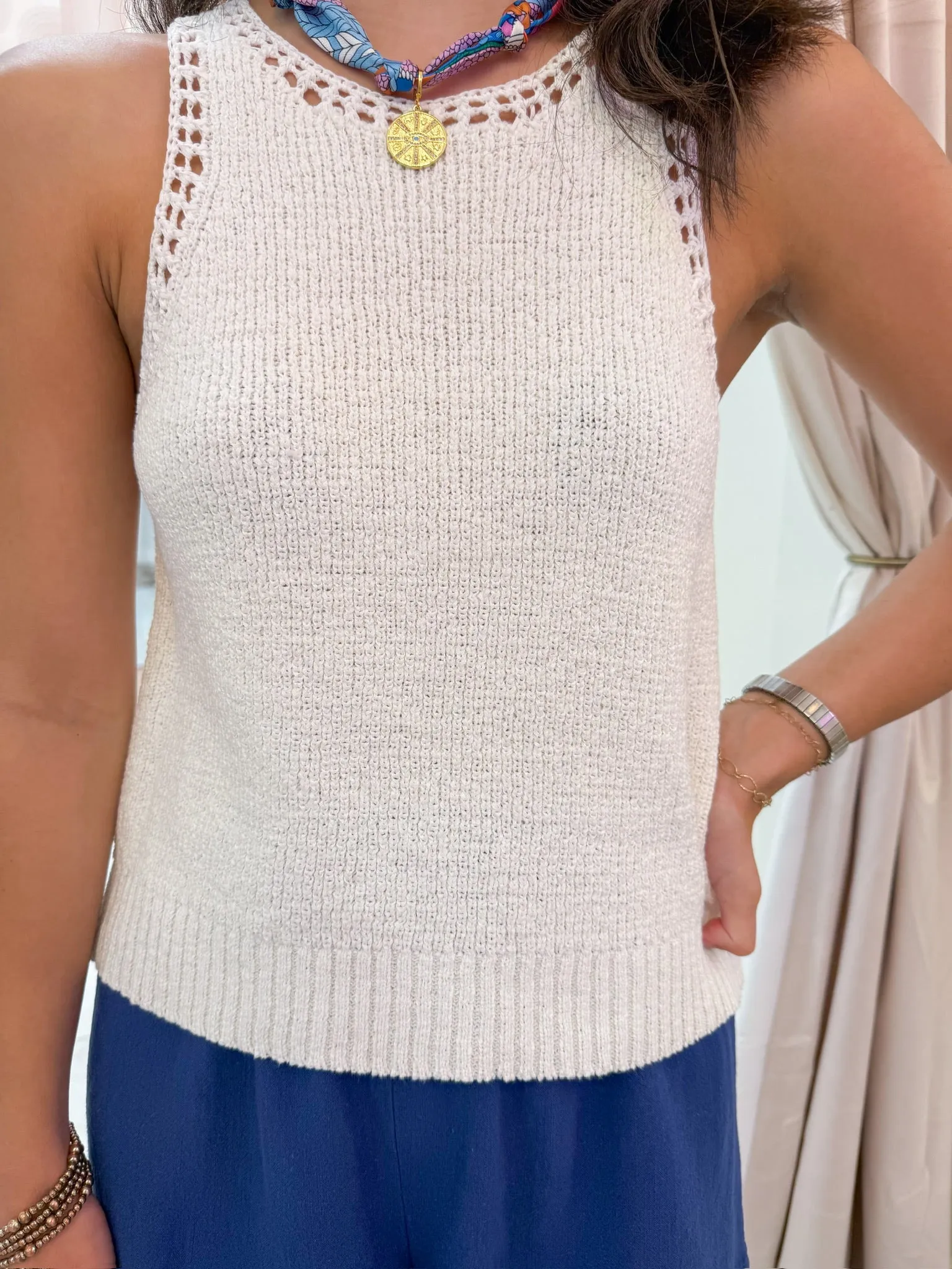 Angelica Sweater Tank sold by Mimosa product image thumbnail 2