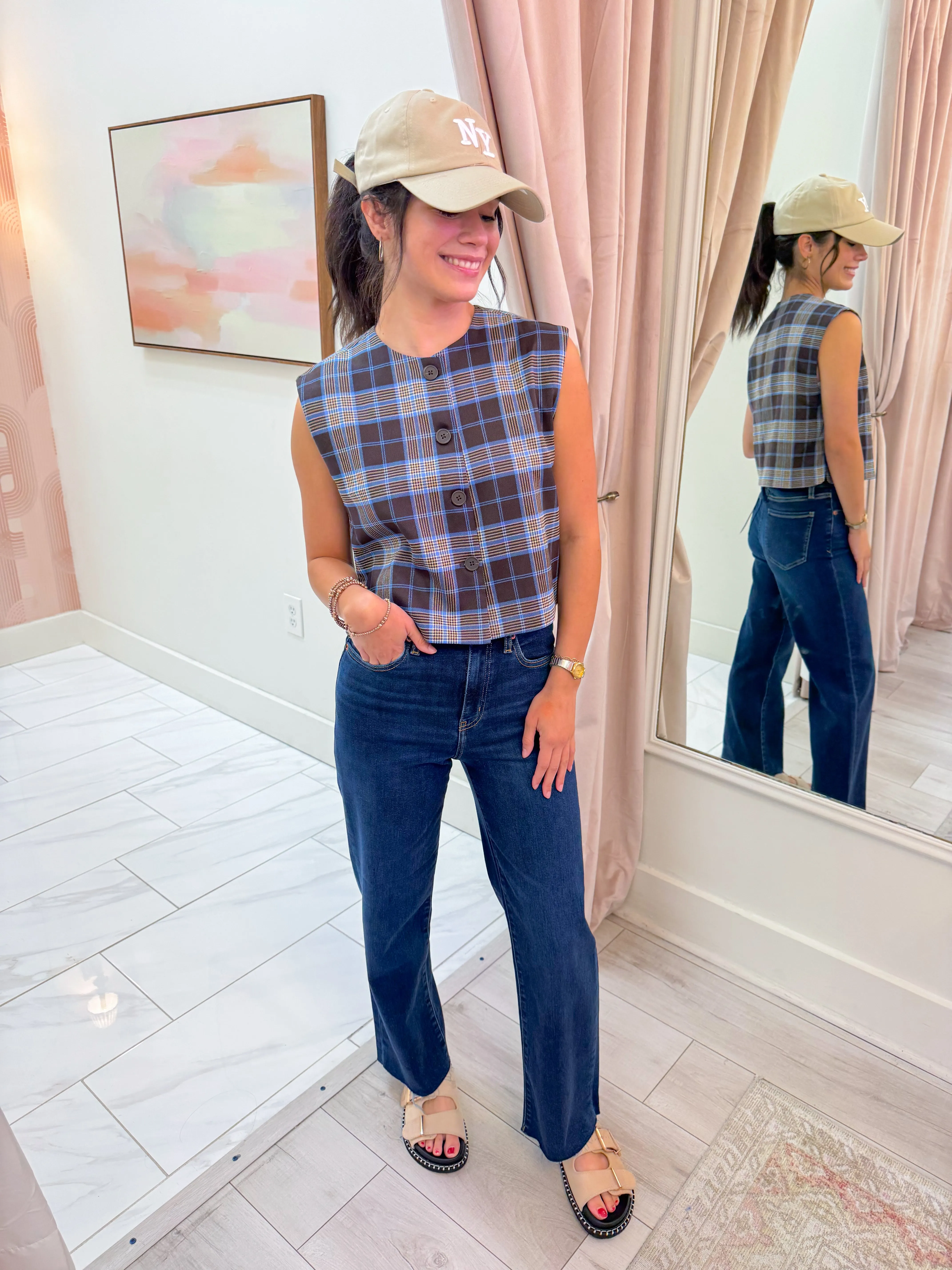 Alessa Plaid Top sold by Mimosa product image thumbnail 3