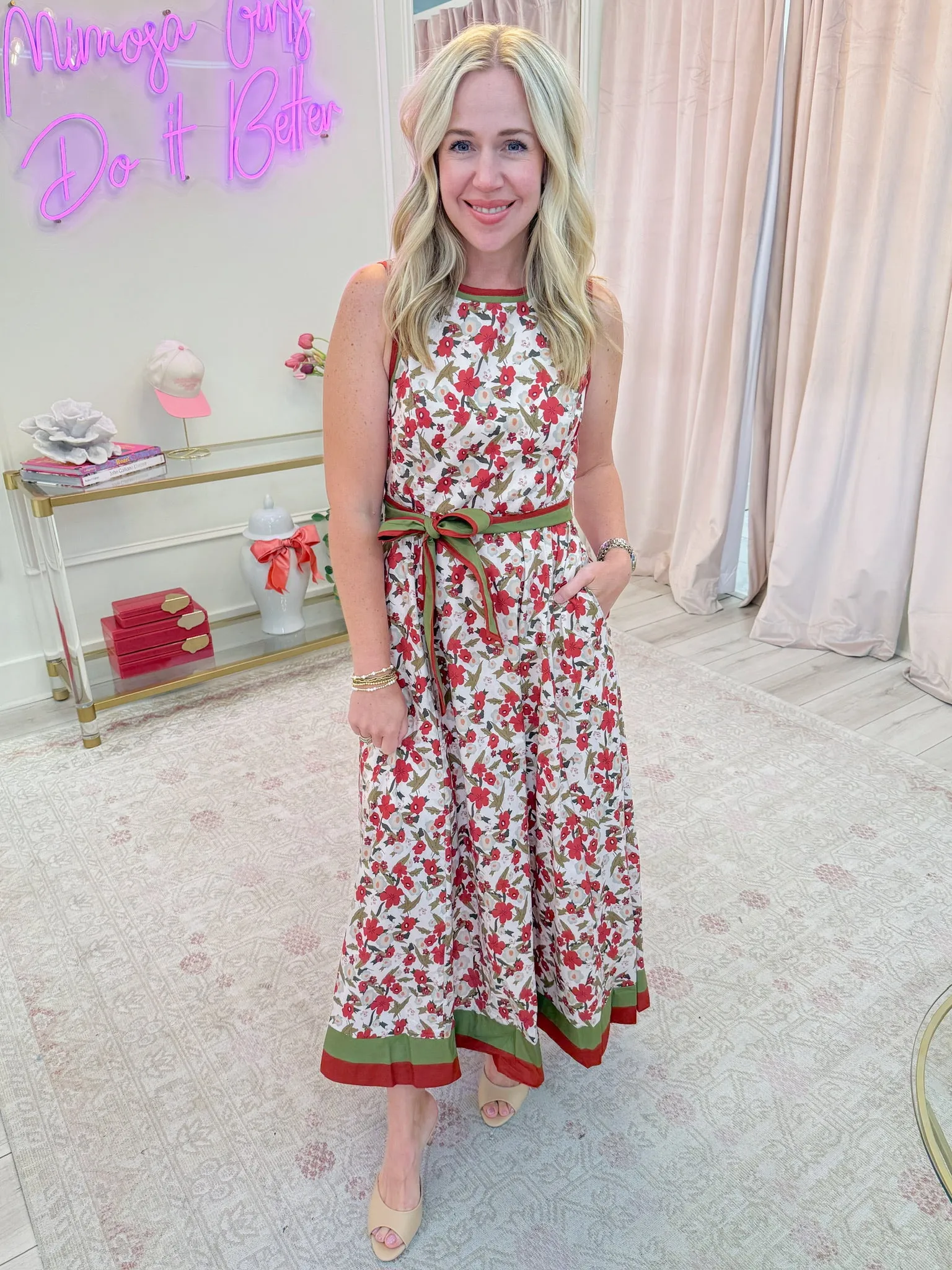 Vintage Poppy Maxi Dress sold by Mimosa