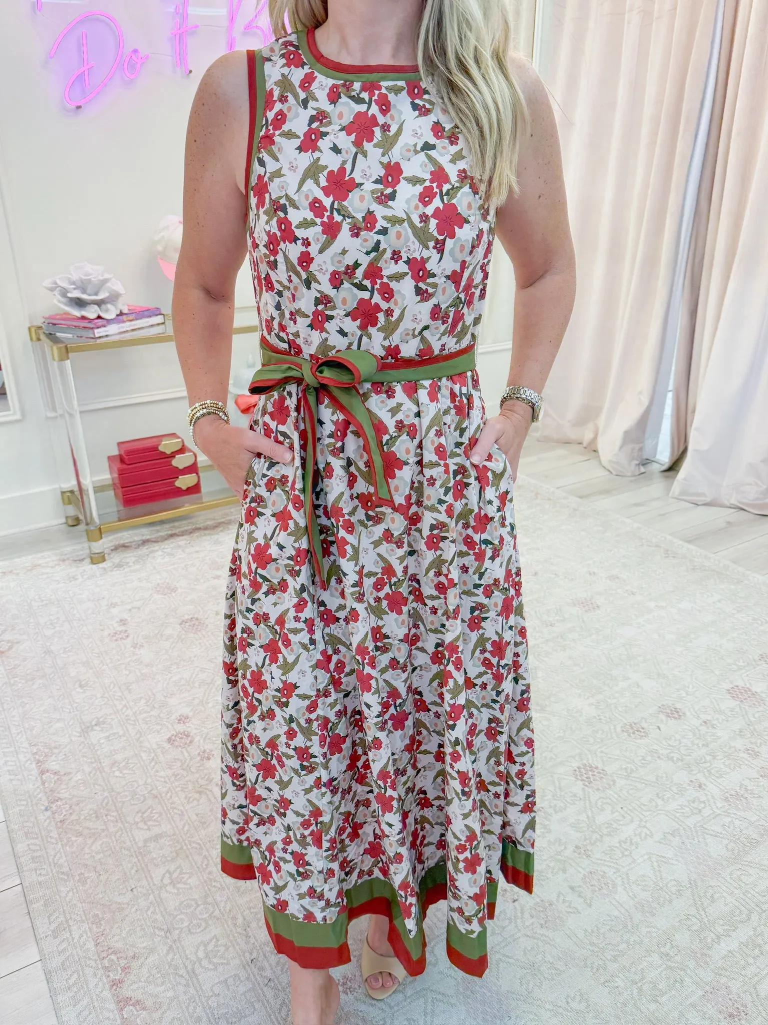 Vintage Poppy Maxi Dress sold by Mimosa product image thumbnail 2