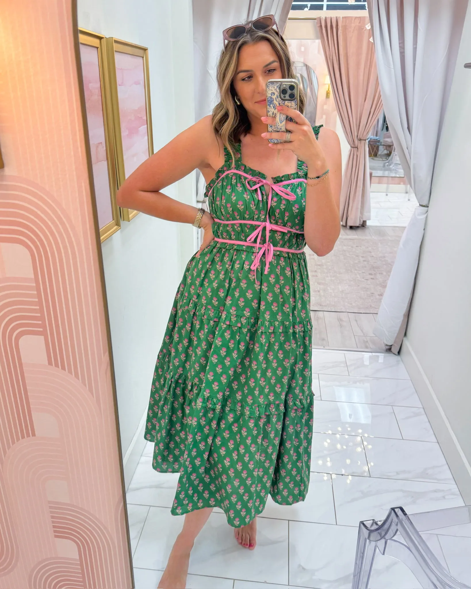 Jadie Floral Maxi Dress sold by Mimosa product image thumbnail 3