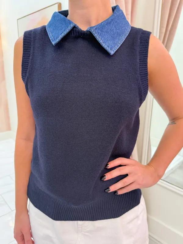 Jeane Sweater Vest sold by Mimosa