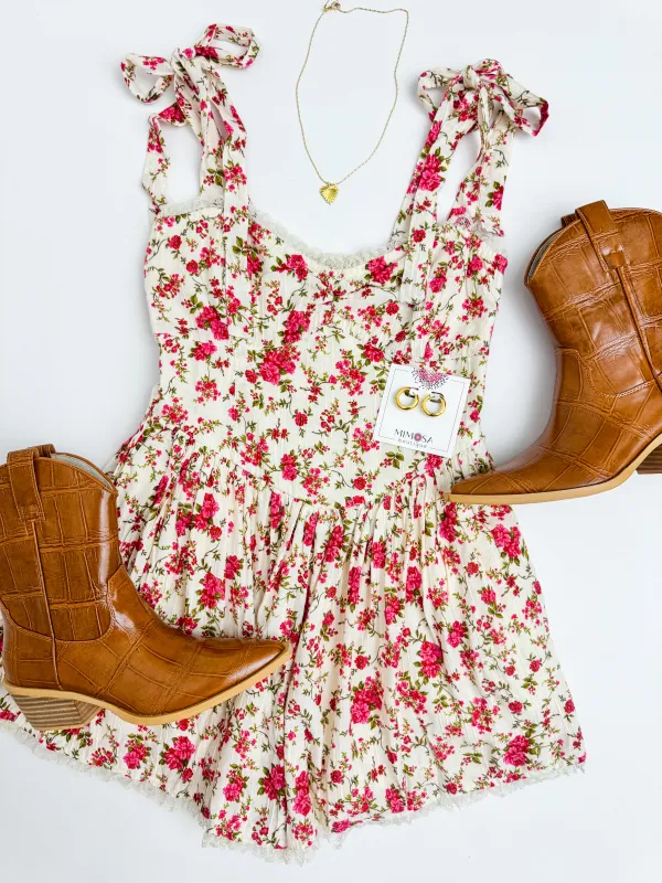 Regal Romper Southern Roses sold by Mimosa