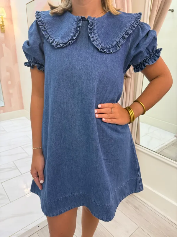 Brooklyn Denim Mini Dress sold by Mimosa