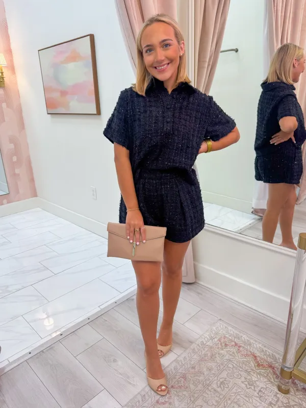 Tweed Romance Short Set sold by Mimosa