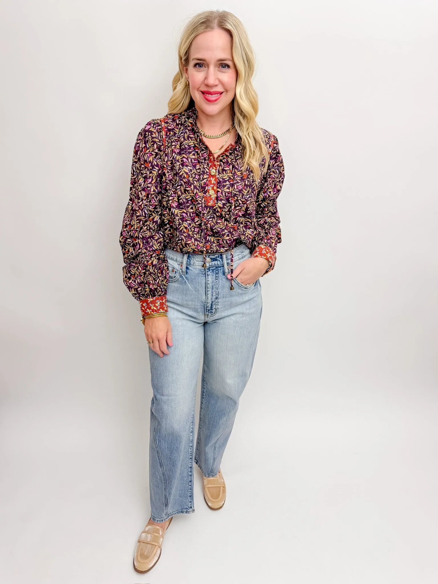 Branch Out Long Sleeve Blouse sold by Mimosa product image thumbnail 2