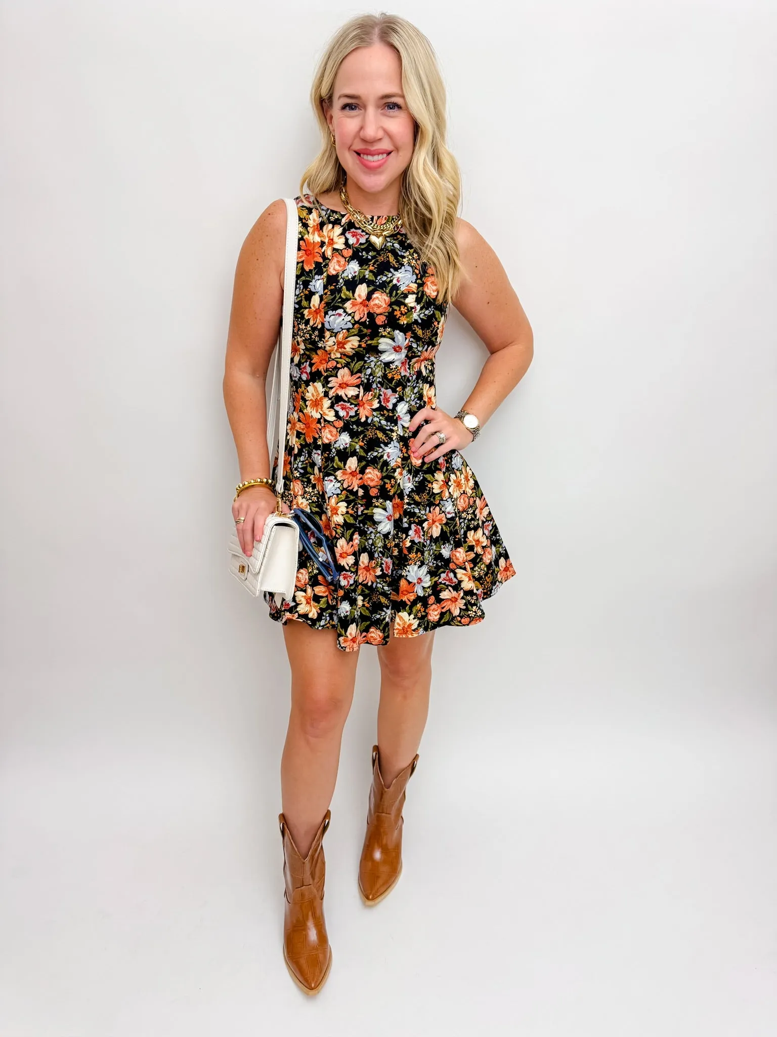 Linda Floral Mini Dress sold by Mimosa product image thumbnail 4
