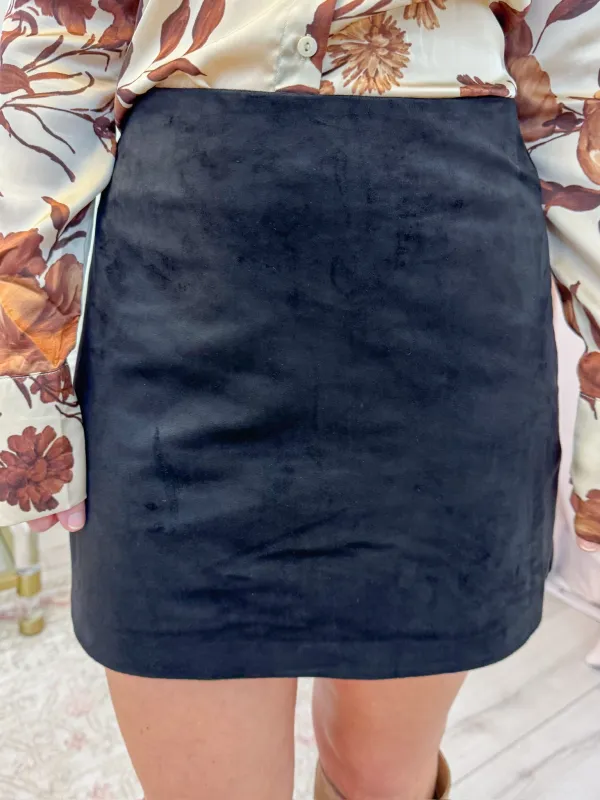 ZS Ciera Suede Mini Skirt sold by Mimosa