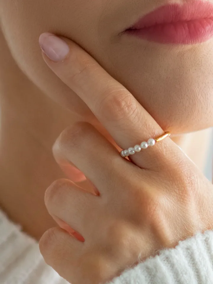 FB Unconditional Pearl Ring sold by Mimosa product image thumbnail 2