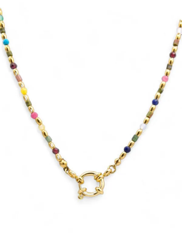 FB Remix Bead Necklace sold by Mimosa