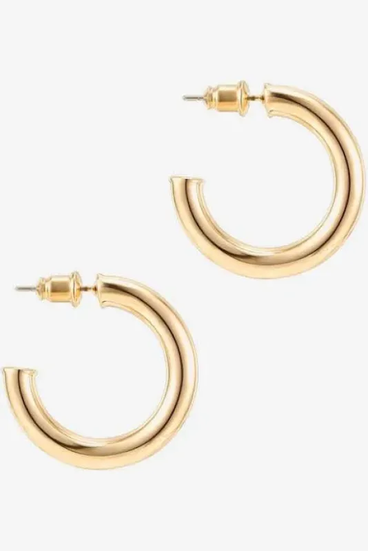 FB Cleo Chunky Gold Hoops sold by Mimosa