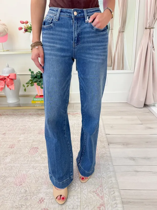 High Rise Wide Trouser Jean sold by Mimosa