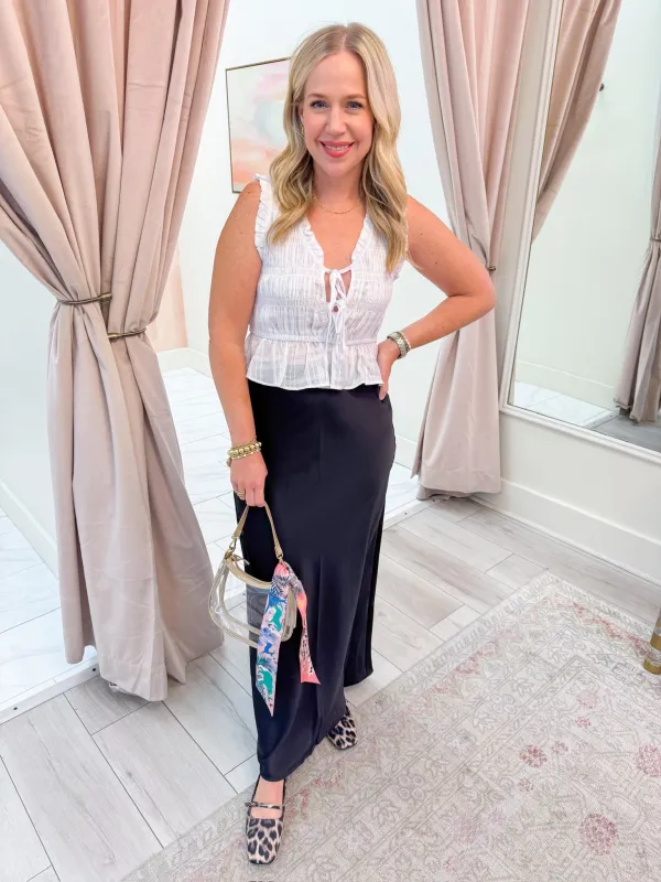 Good Habits Tie Up Top sold by Mimosa