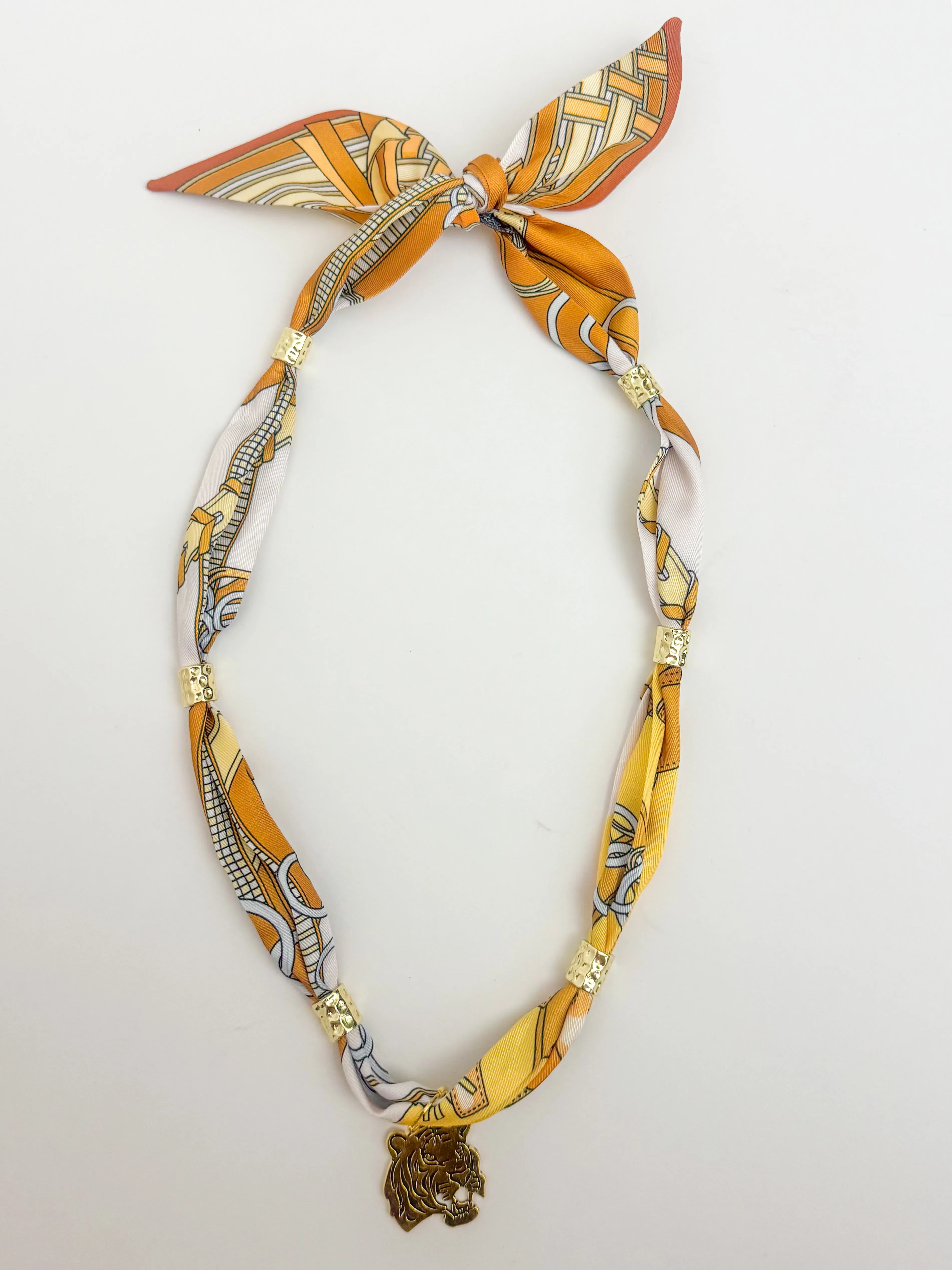 Gameday Gold Spacer Scarf Necklace sold by Mimosa product image thumbnail 2