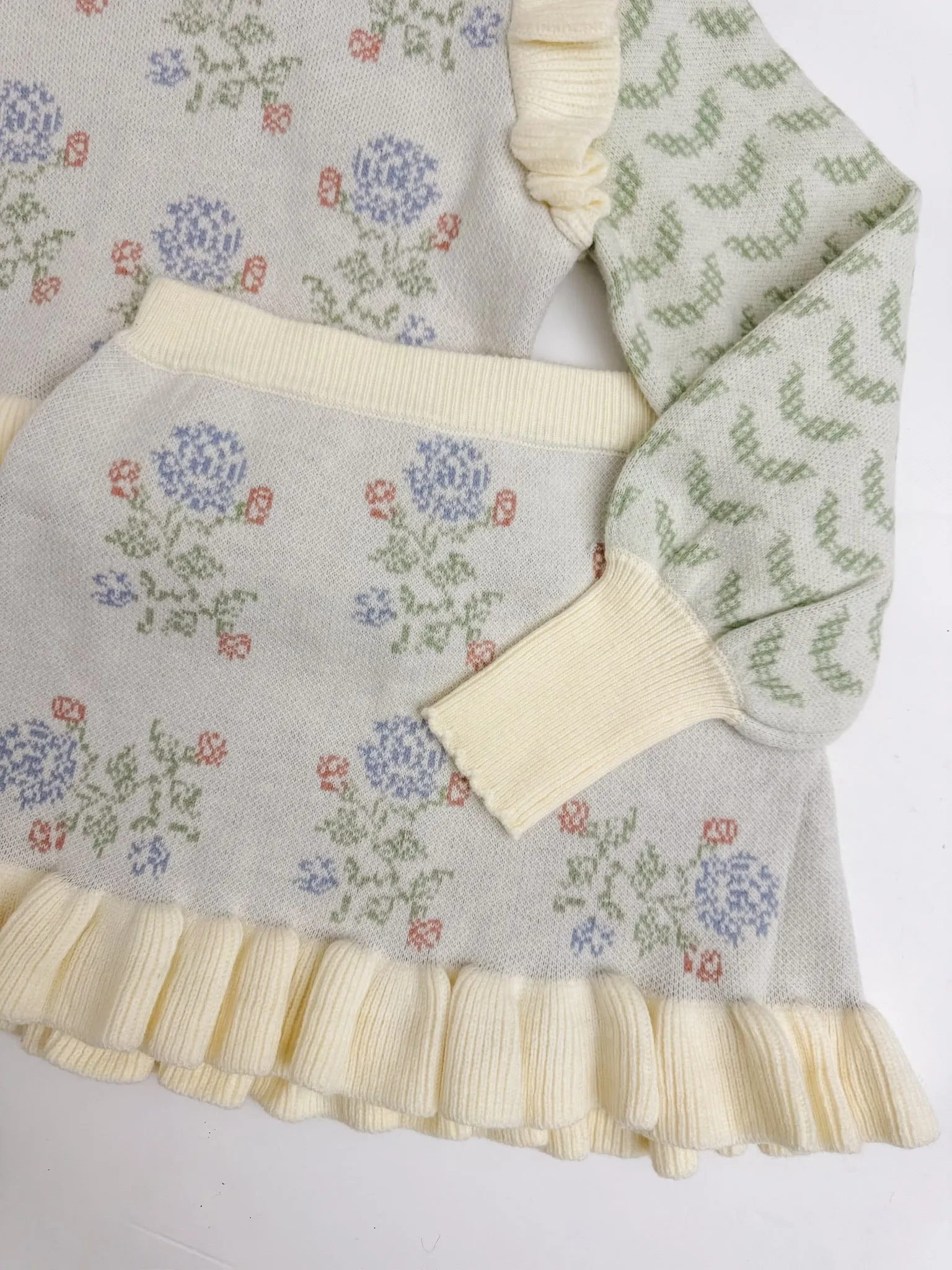 Darling Knit Sweater & Skirt Set sold by Mimosa product image thumbnail 3