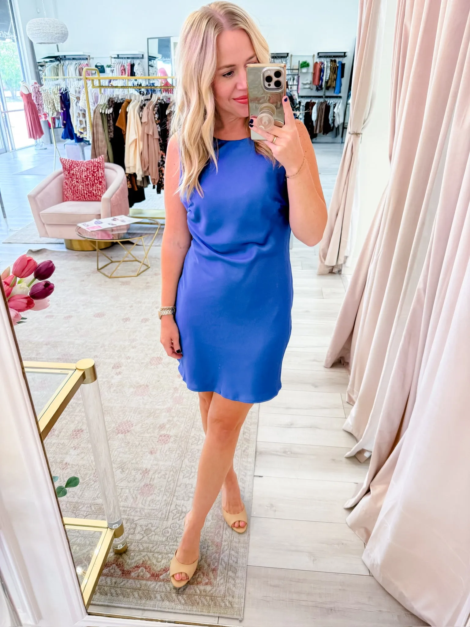 Jaclyn Draped Back Cocktail Dress sold by Mimosa product image thumbnail 4