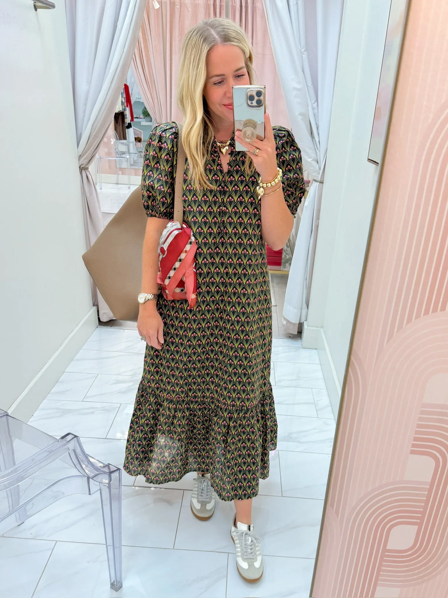 Daphne Floral Midi Dress sold by Mimosa product image thumbnail 3