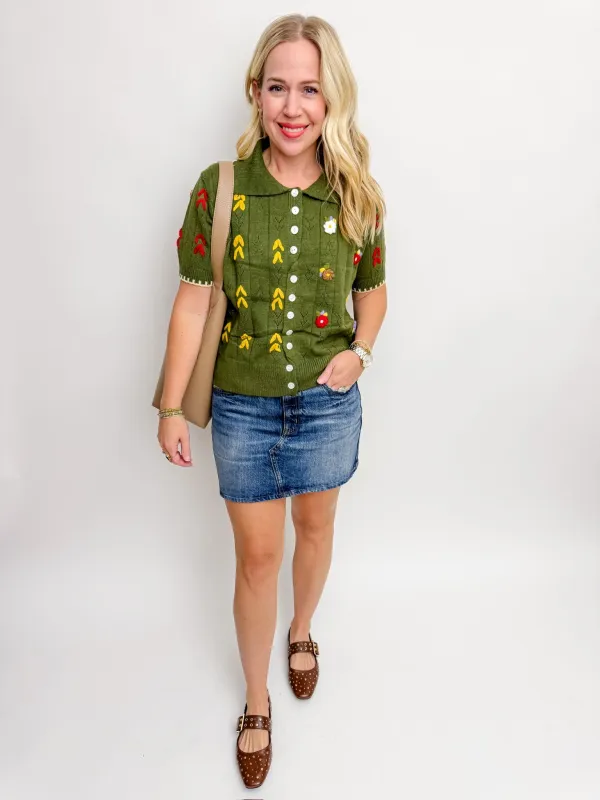 Petal & Pine Sweater Top sold by Mimosa