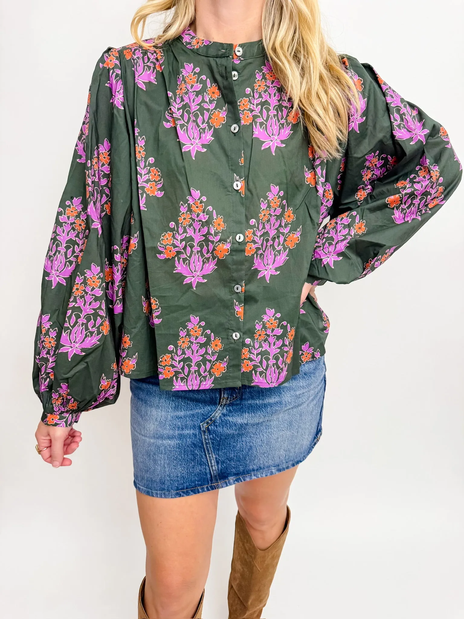 Botanica Button Up Blouse sold by Mimosa product image thumbnail 3