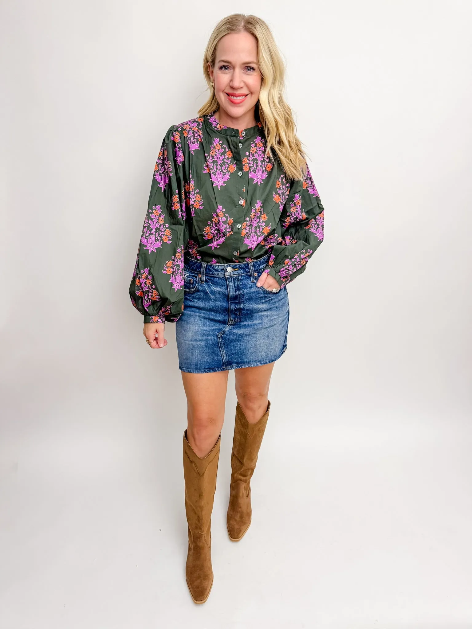 Botanica Button Up Blouse sold by Mimosa