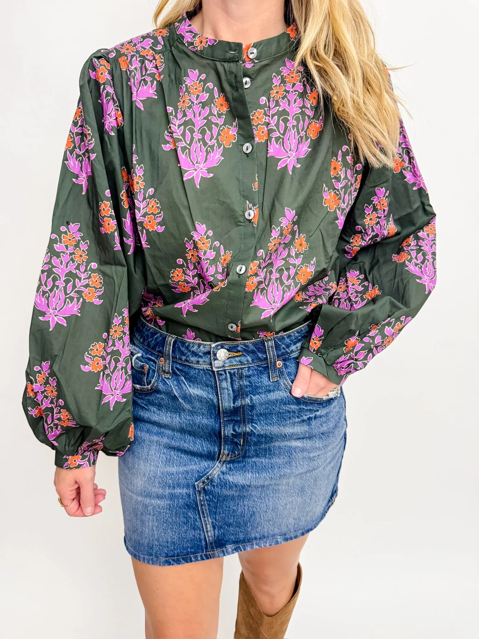 Botanica Button Up Blouse sold by Mimosa product image thumbnail 2