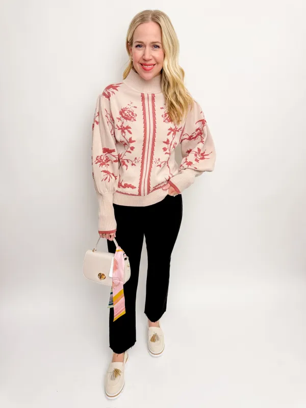Free The Roses Balloon Sleeve Sweater sold by Mimosa