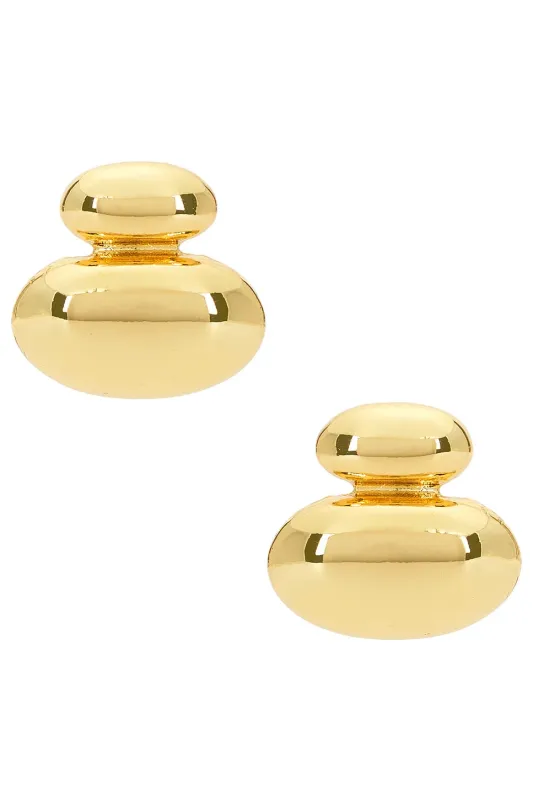 Gold Pebble Stud sold by Mimosa