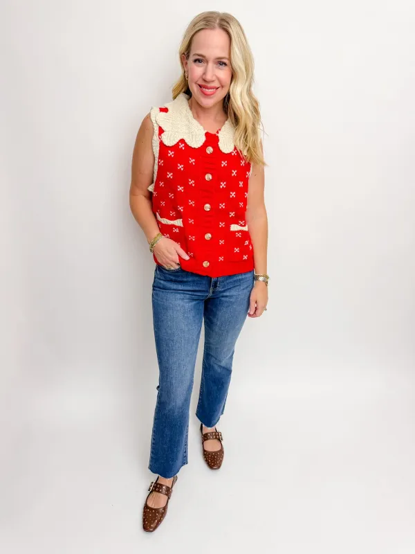 Cozy Cottage Sweater Vest sold by Mimosa