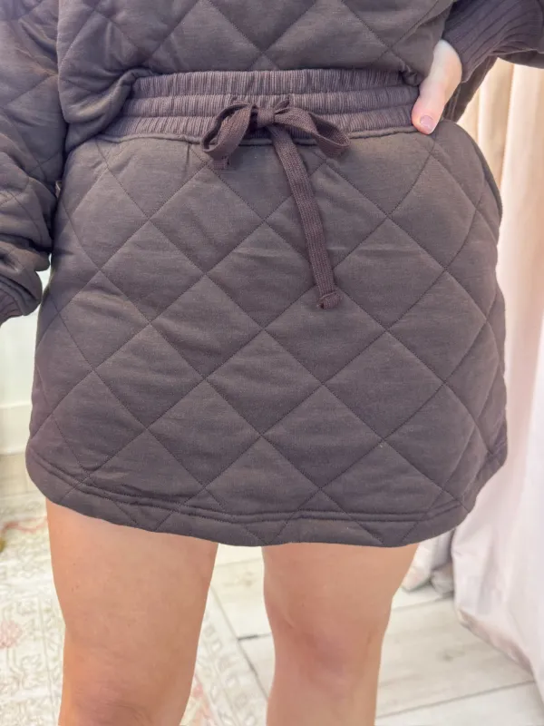 Cool Down Quilted Skort sold by Mimosa