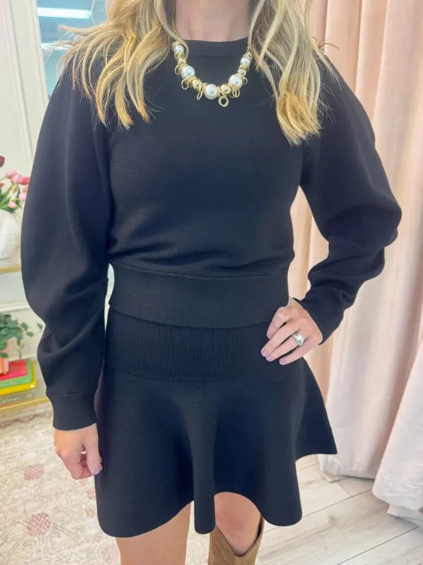 Rosina Balloon Sleeve Sweater sold by Mimosa