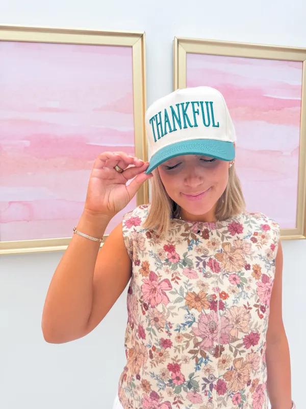 Thankful Vintage Trucker Hat sold by Mimosa
