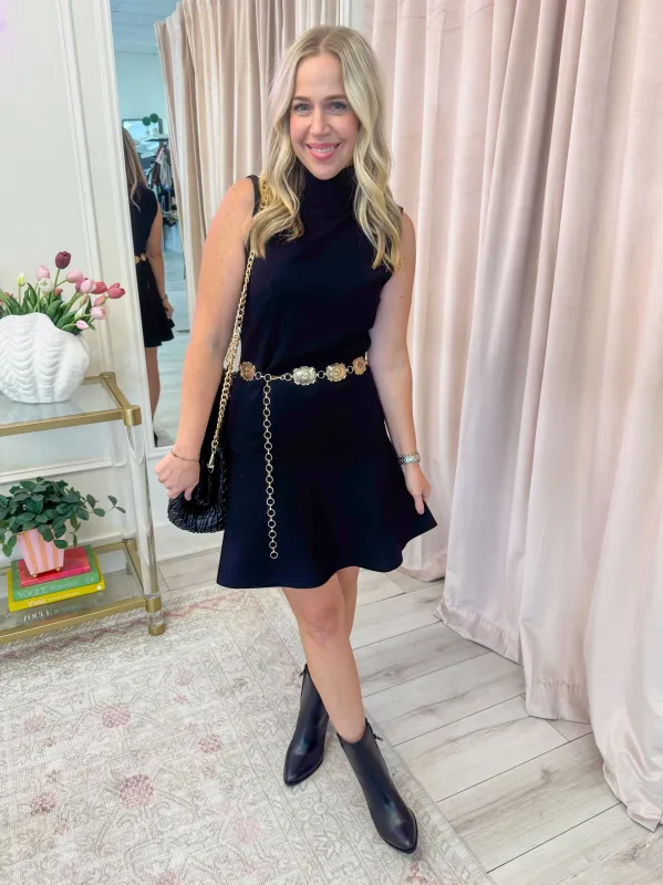 Breslin Knit Mini Dress sold by Mimosa