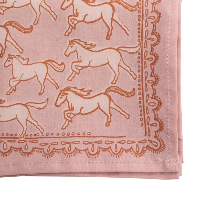 Horses Bandana Scarf sold by Mimosa product image thumbnail 3