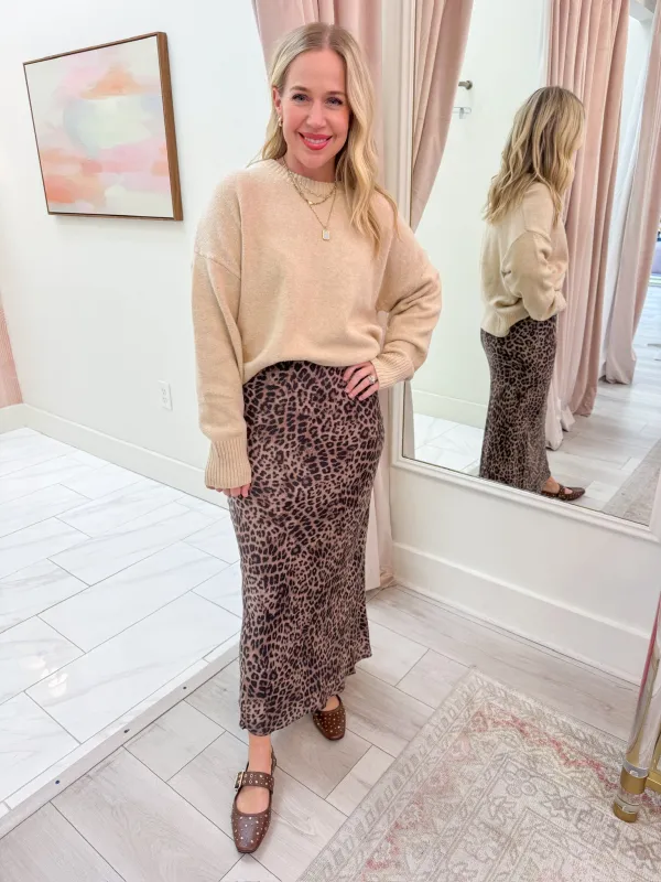 ZS Izabel Leopard Skirt sold by Mimosa