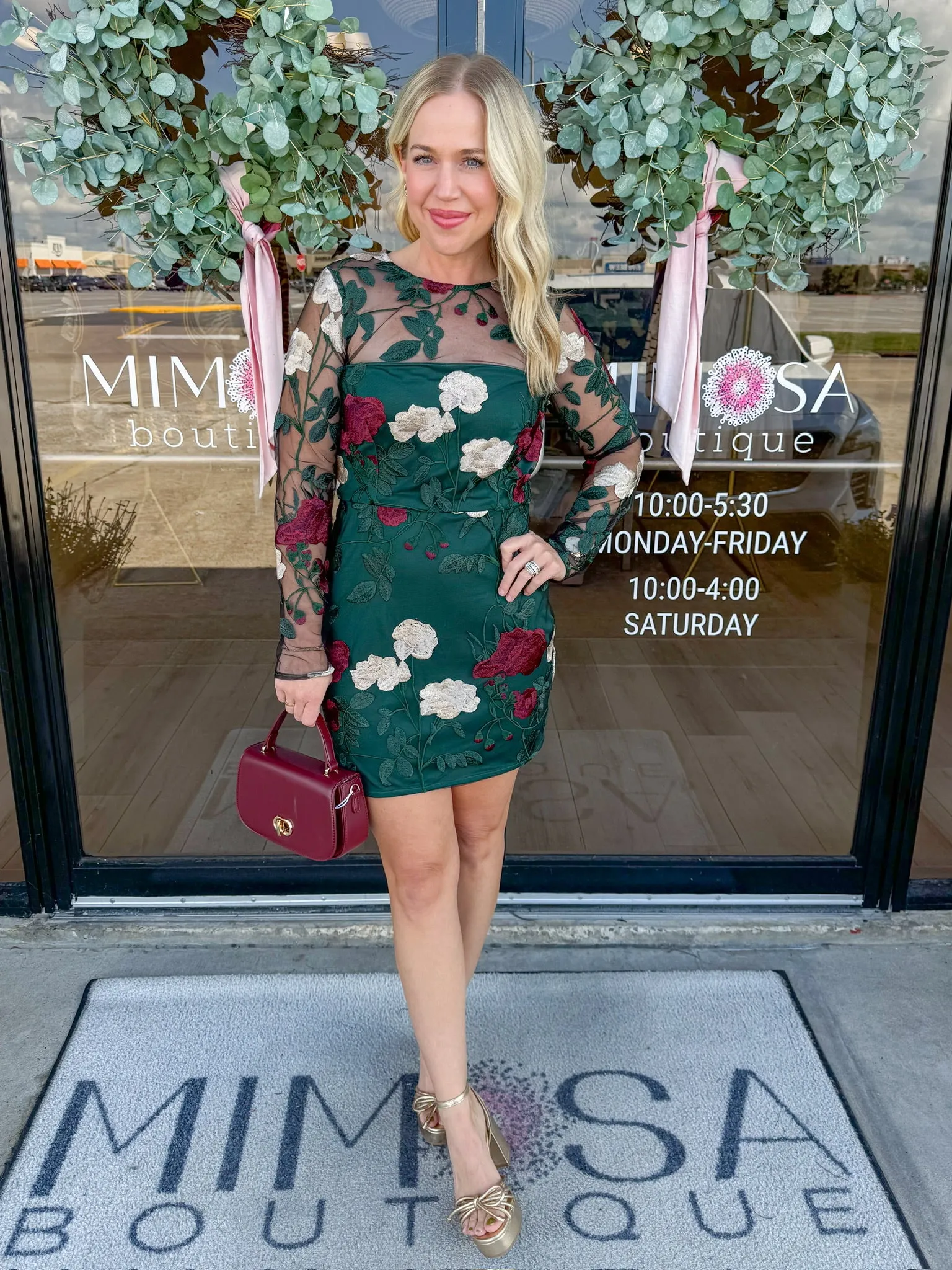 Noia Embroidered Mini Dress sold by Mimosa product image thumbnail 2