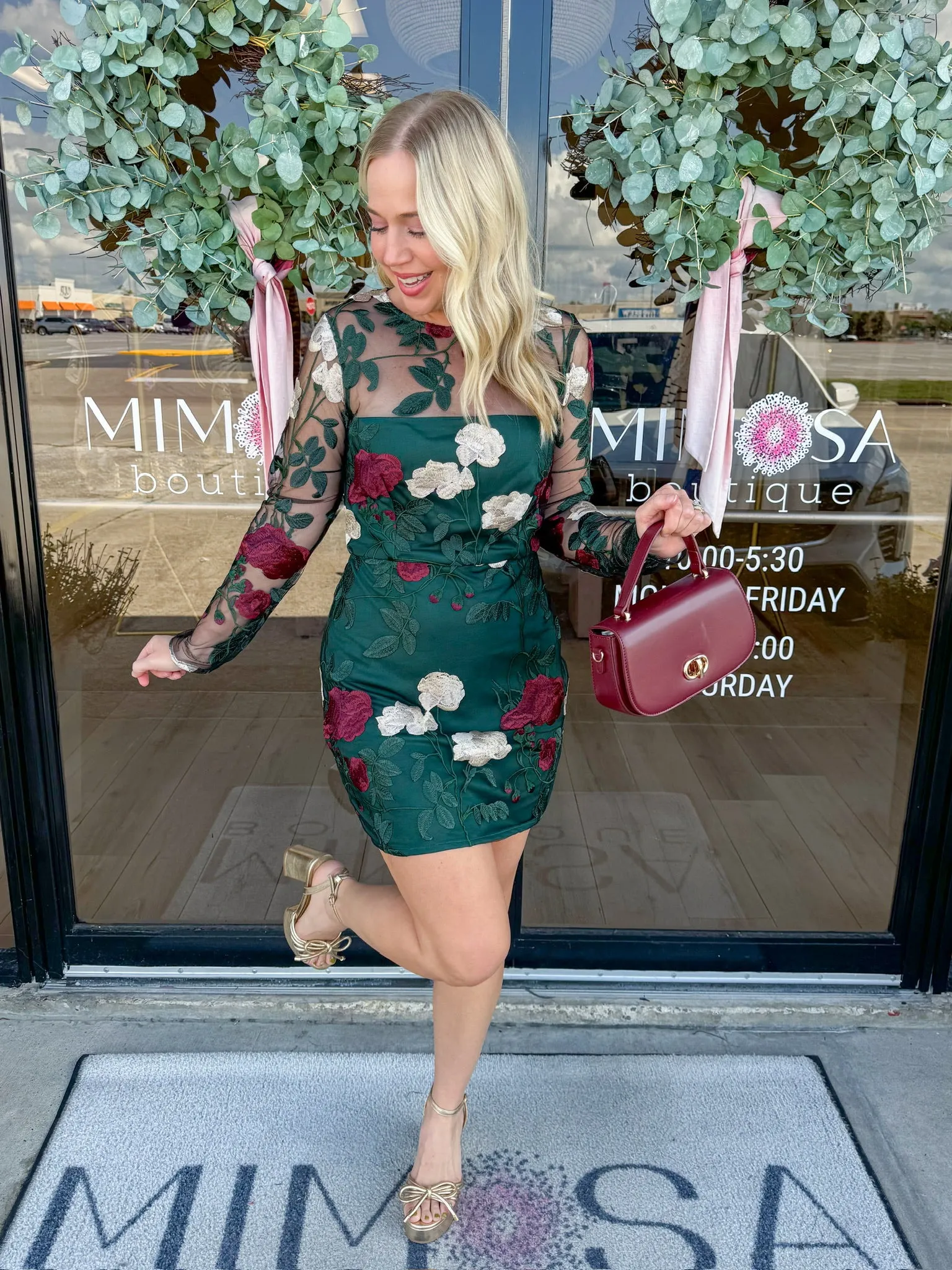 Noia Embroidered Mini Dress sold by Mimosa product image thumbnail 4