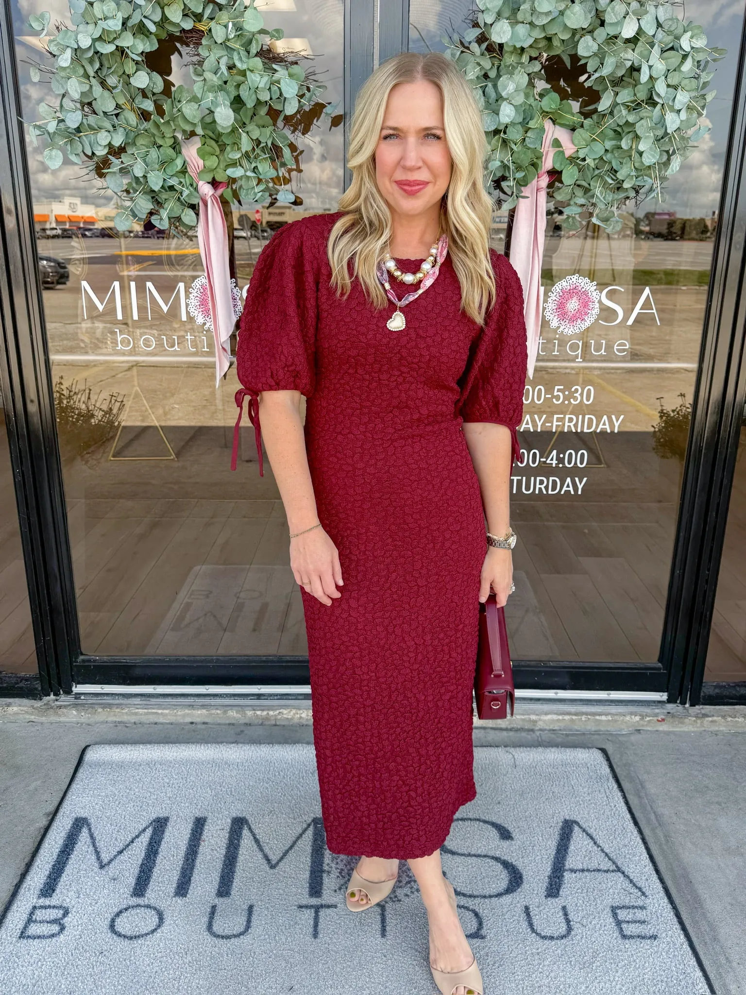 Haven Smocked Midi Dress sold by Mimosa product image thumbnail 2