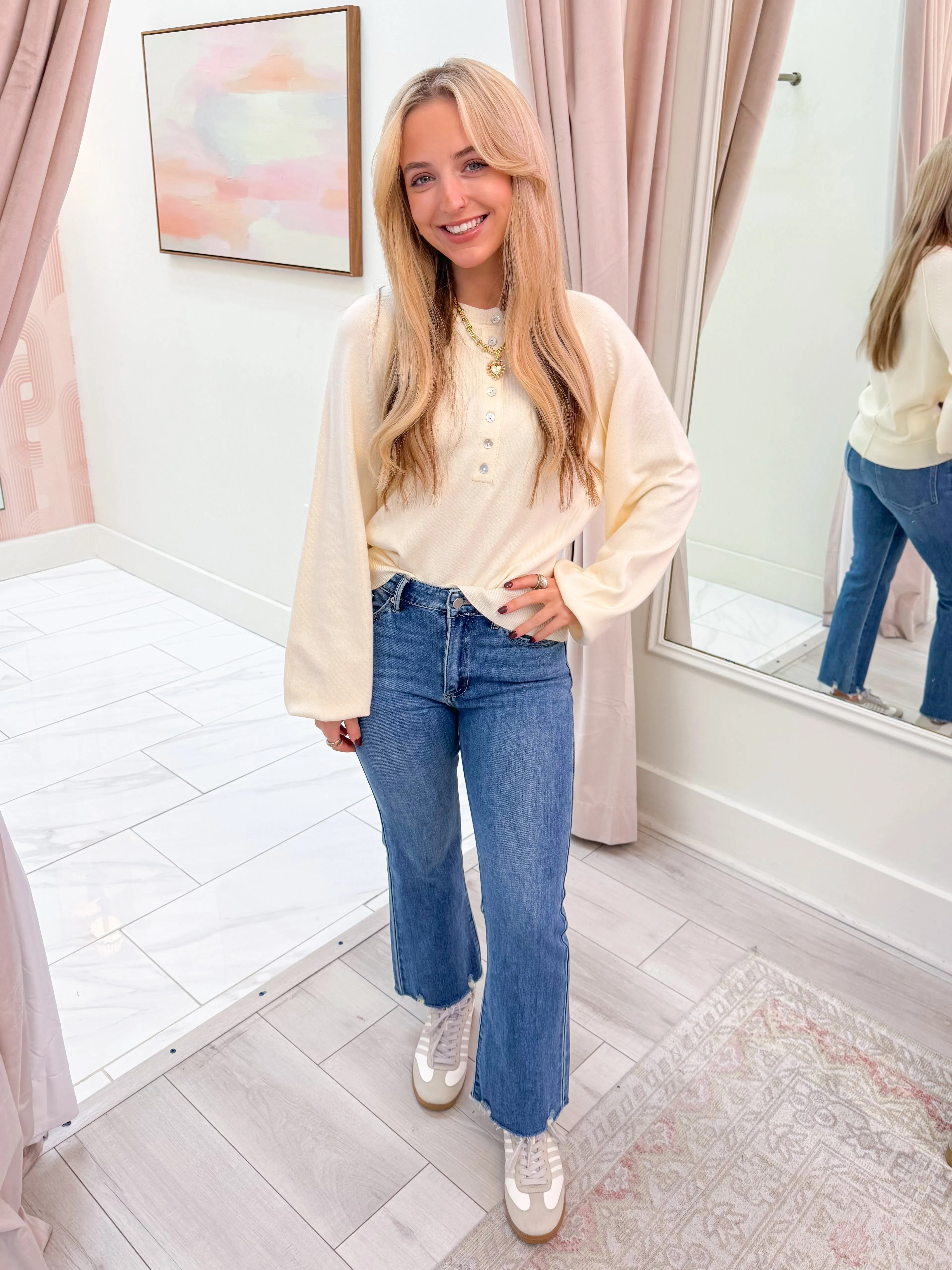 Pocket Change Soft Knit Sweater sold by Mimosa