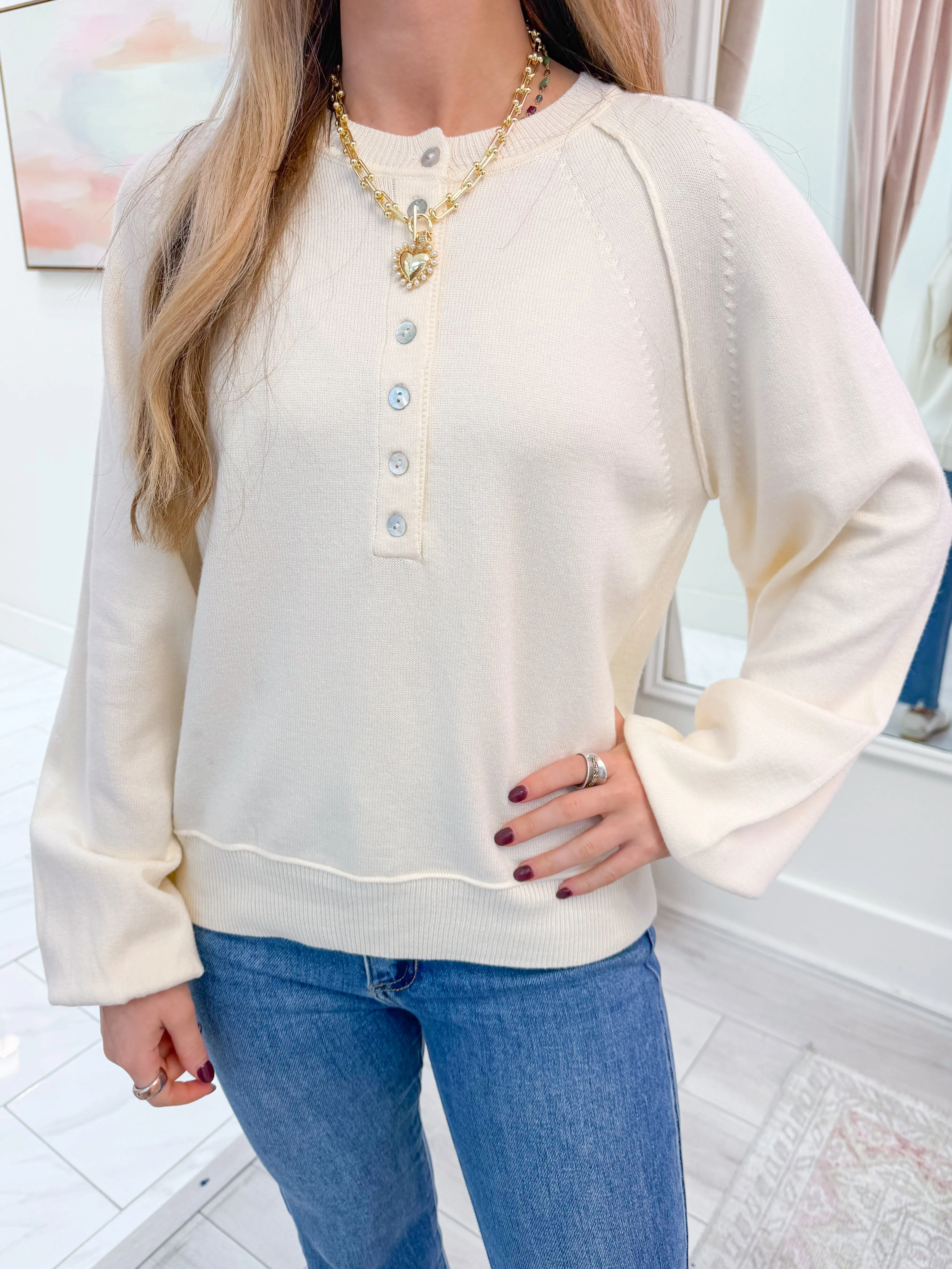 Pocket Change Soft Knit Sweater sold by Mimosa product image thumbnail 2