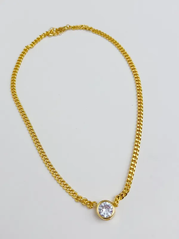 Mallory Circle Necklace sold by Mimosa