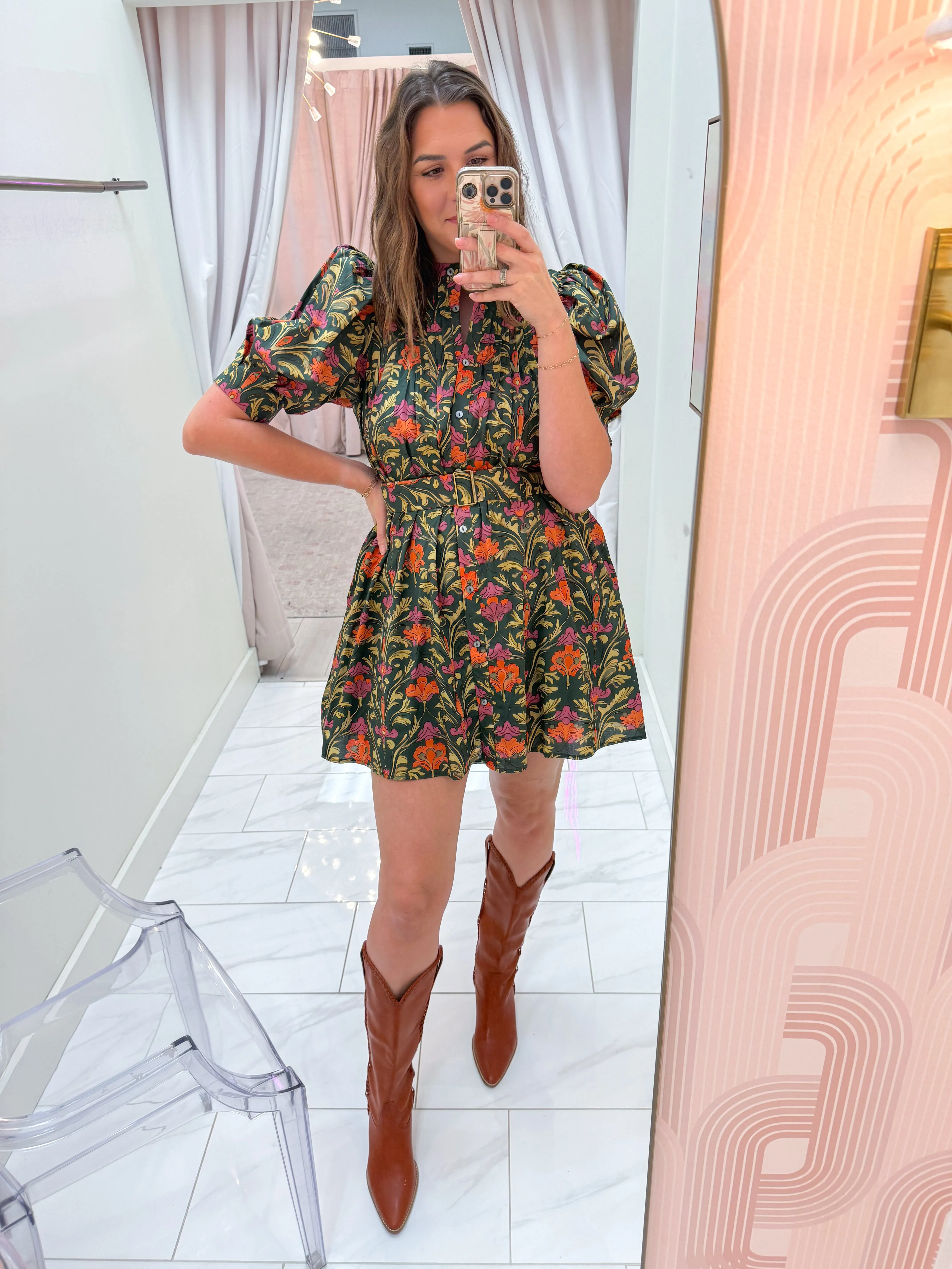Woodland Bloom Mini Dress sold by Mimosa product image thumbnail 3