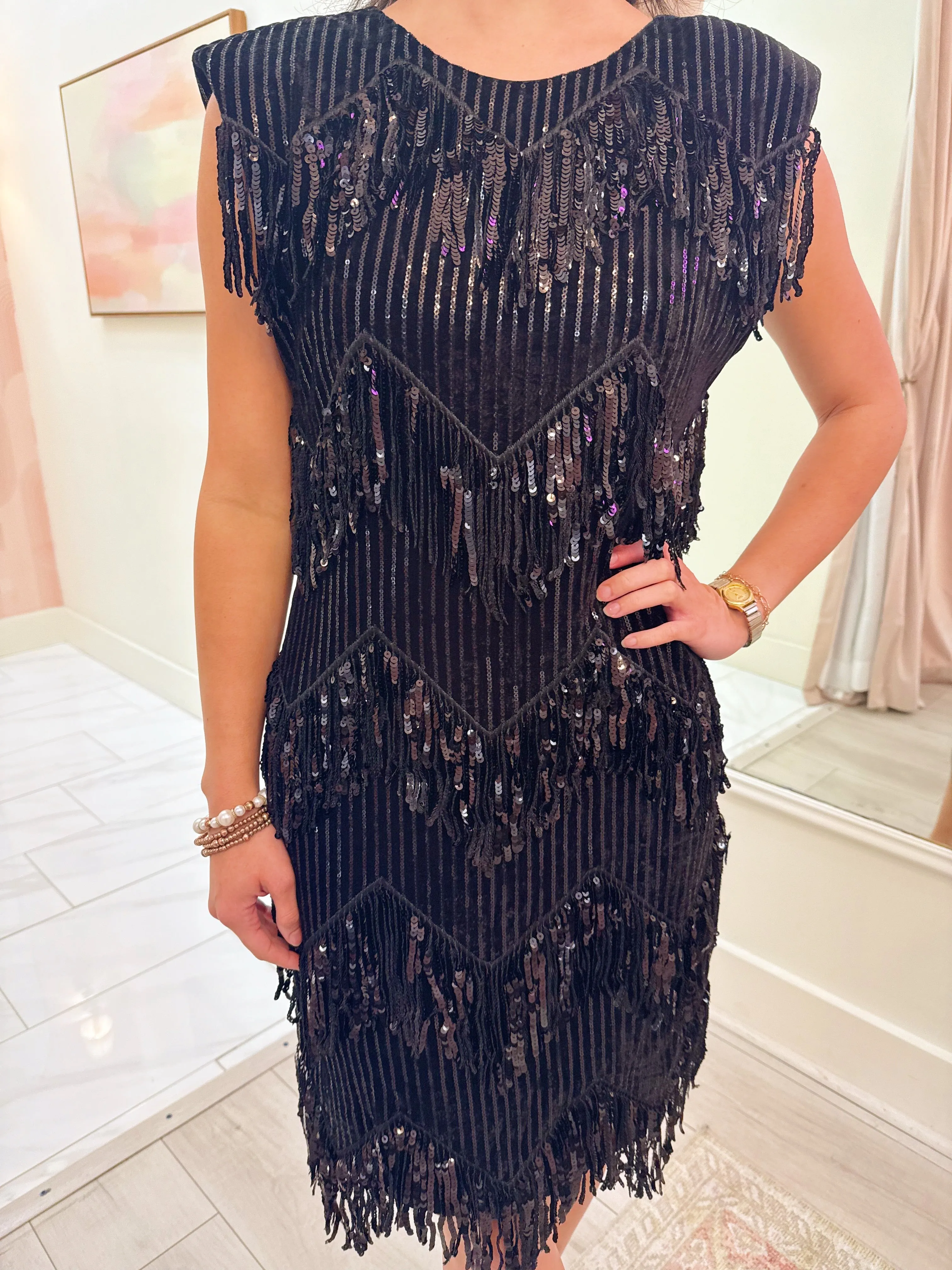 Astoria Sequin Mini Dress sold by Mimosa