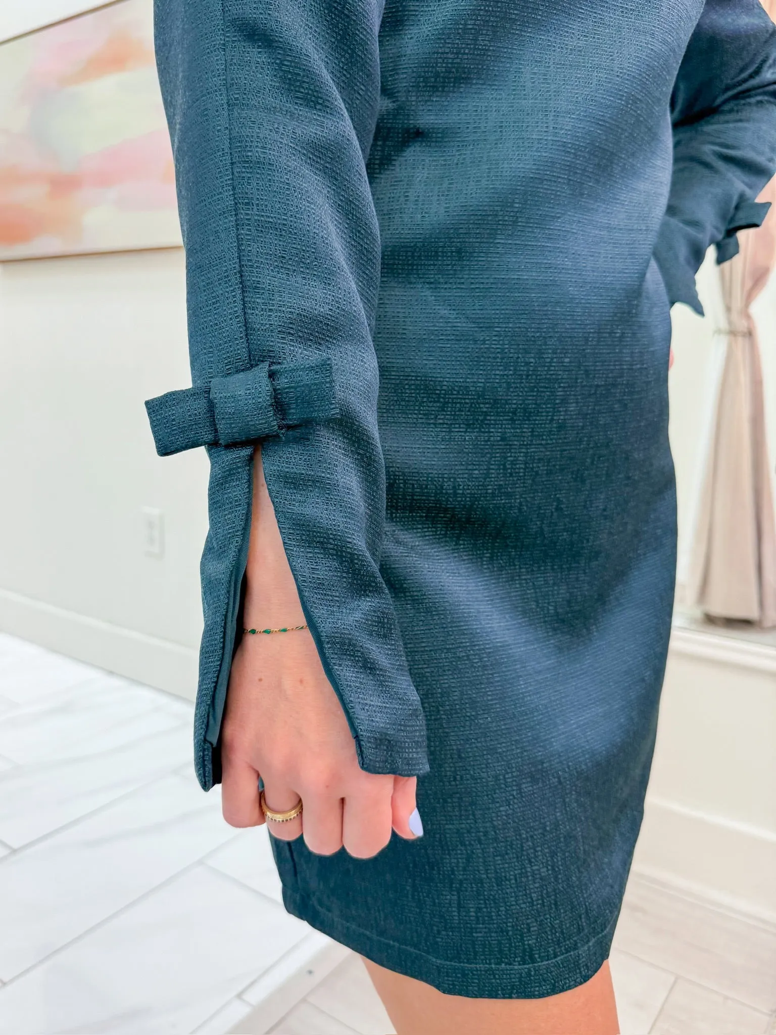 Emerald Grace Mini Dress sold by Mimosa product image thumbnail 3