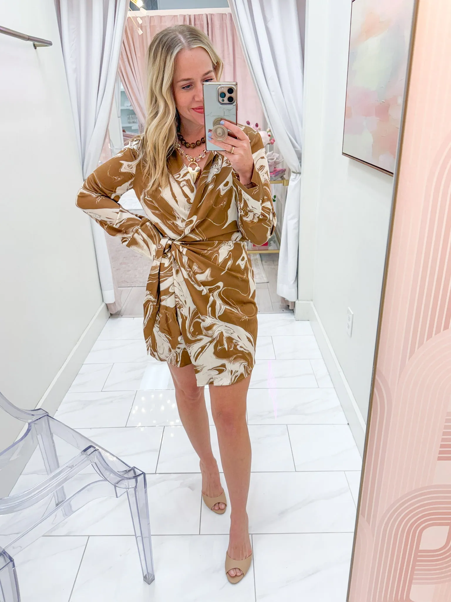 Cooper Abstract Wrap Dress sold by Mimosa product image thumbnail 3