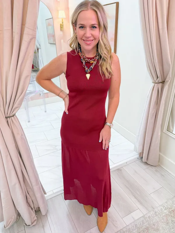 Evangeline Knit Maxi Dress sold by Mimosa