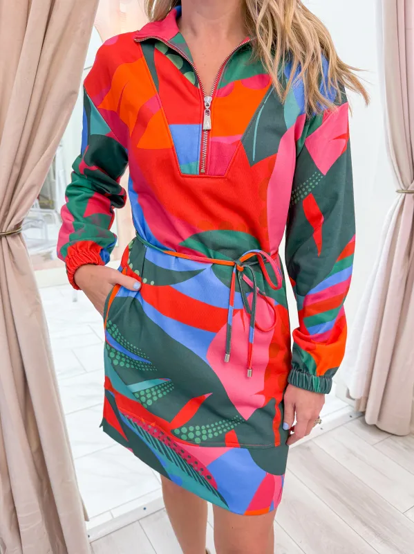 Logan Dress Tropical Jingle sold by Mimosa