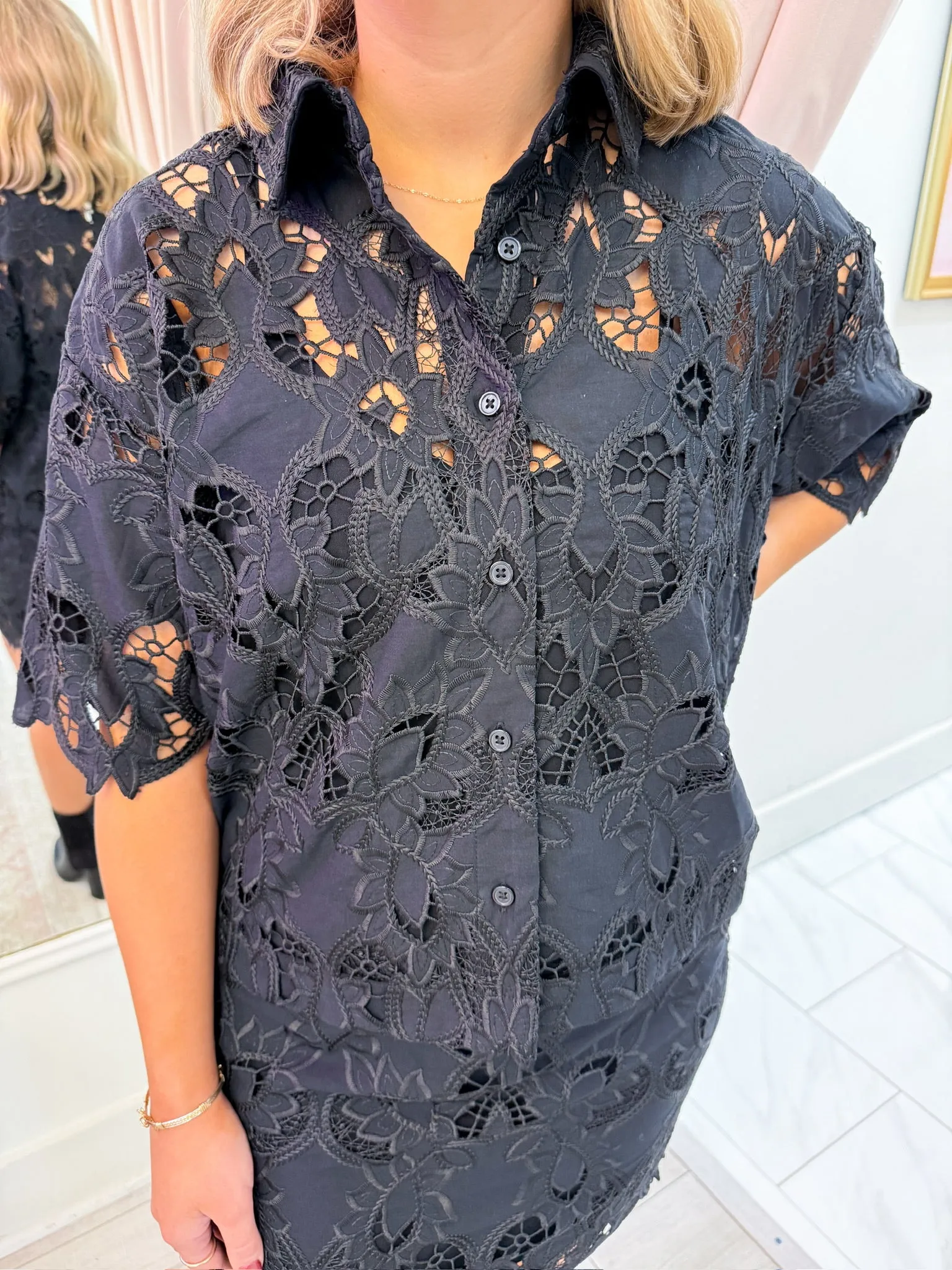 ZS Midnight Lace Top sold by Mimosa product image thumbnail 3