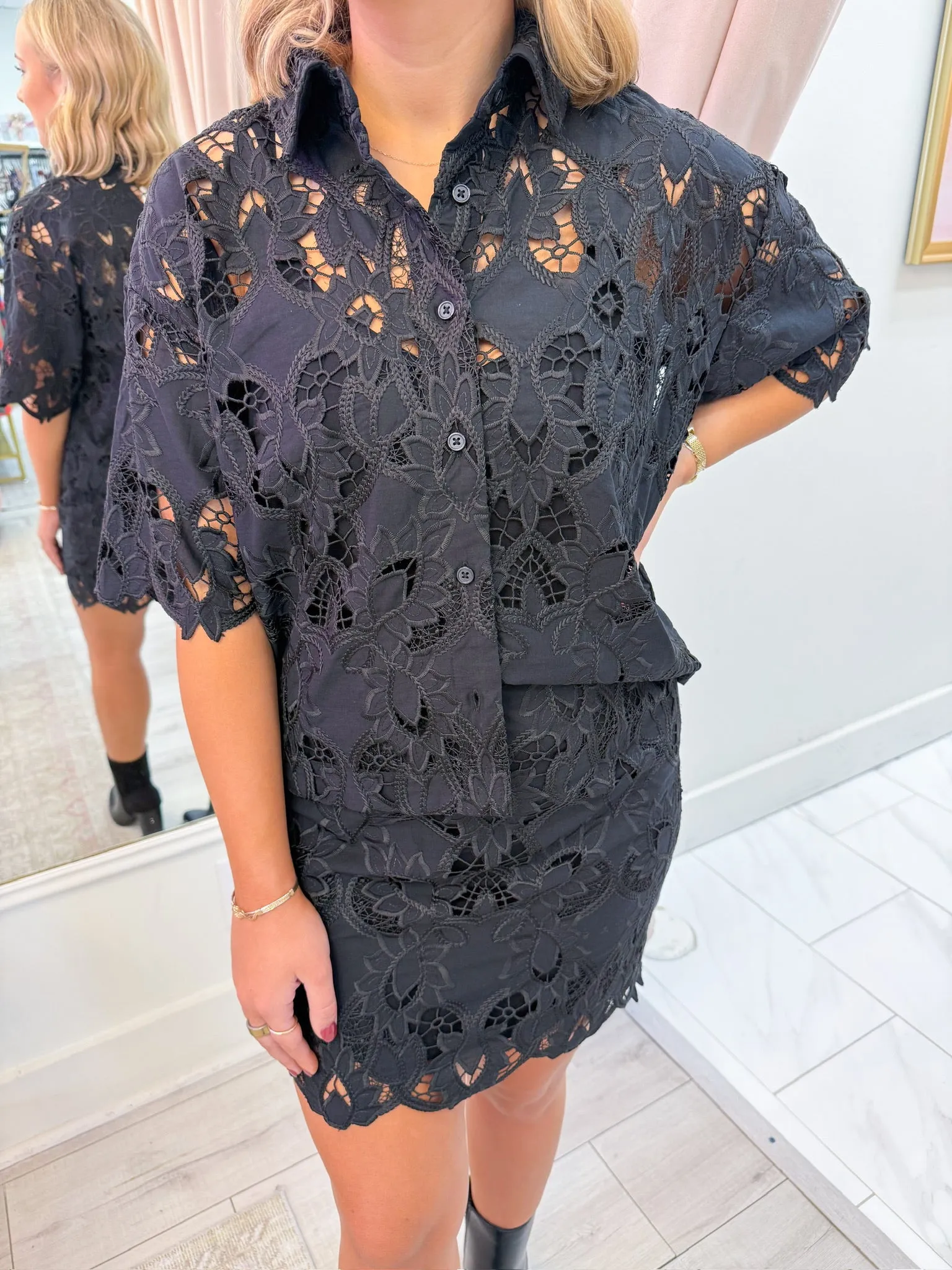 ZS Midnight Lace Top sold by Mimosa product image thumbnail 2